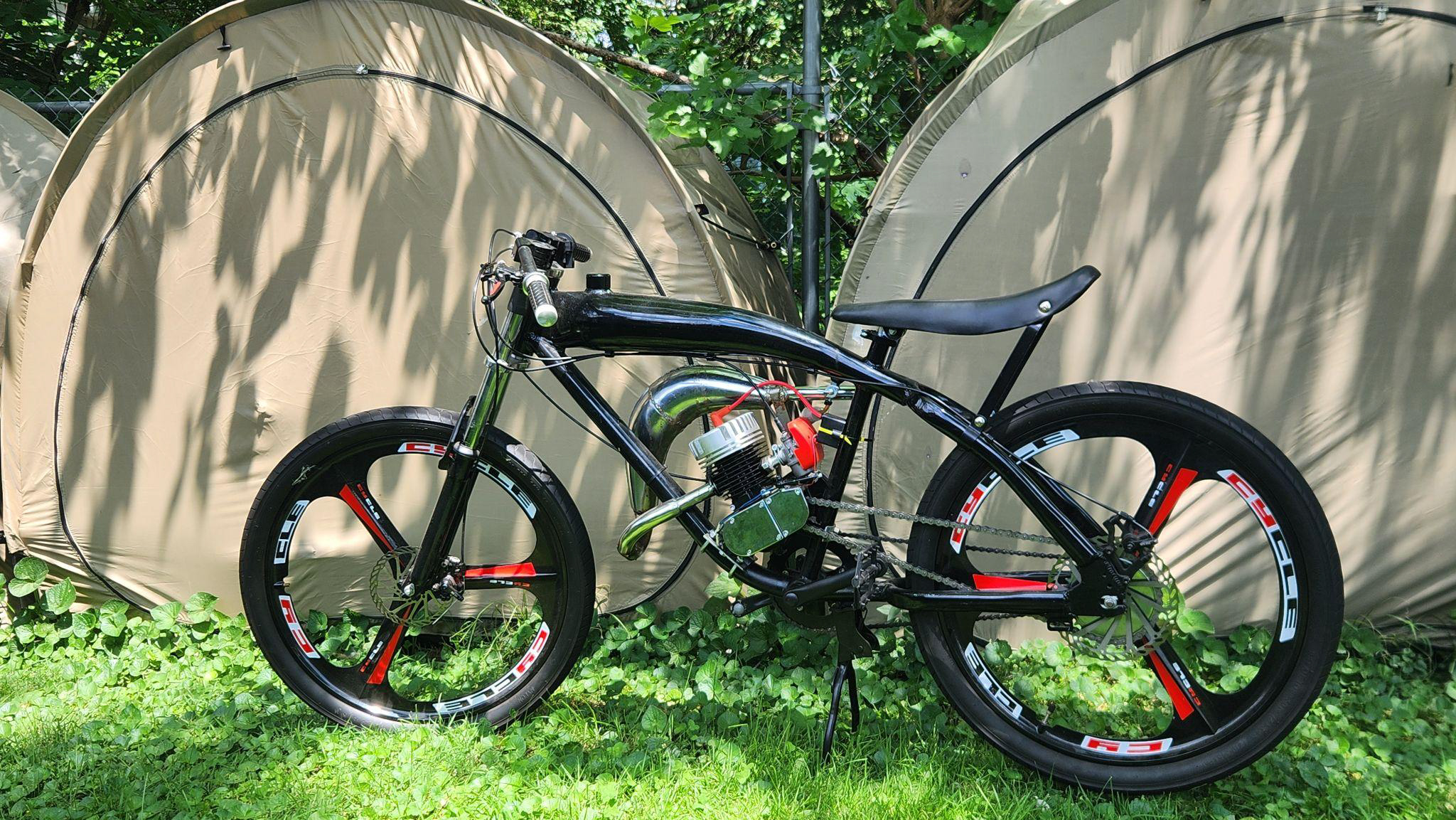 Racing Modified Motorized Bicycle